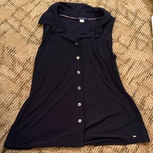 Tommy Hilfiger Navy Button Down Shirt